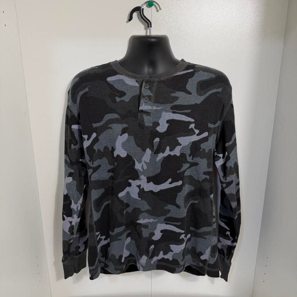 Faded-glory Men's Grey and Black Shirt